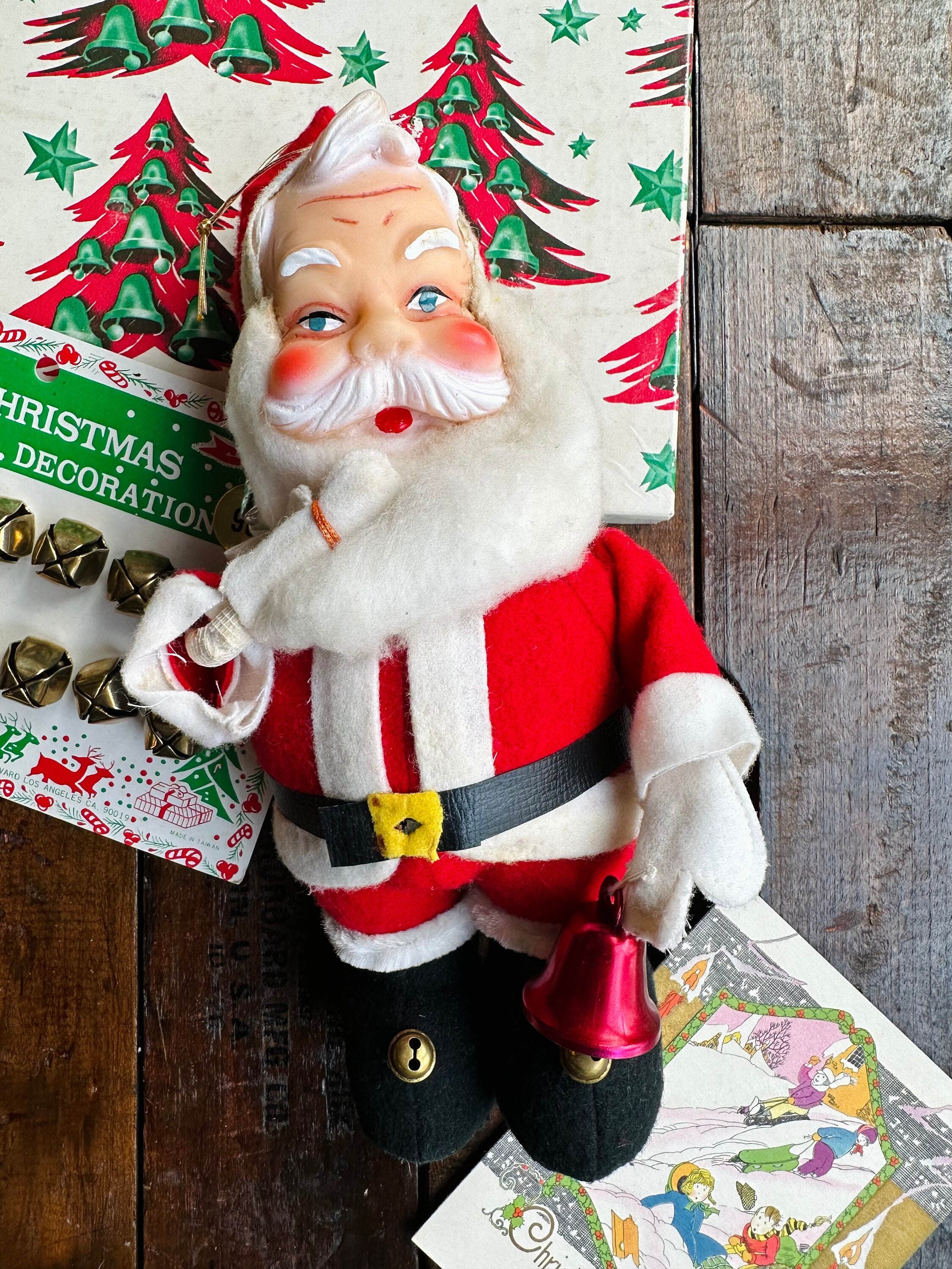 倉持商店 Mechanical SantaClaus with Bell ブリキ ゼンマイ式 倉持商店 Mechanical SantaClaus with Bell ブリキ ゼンマイ式
