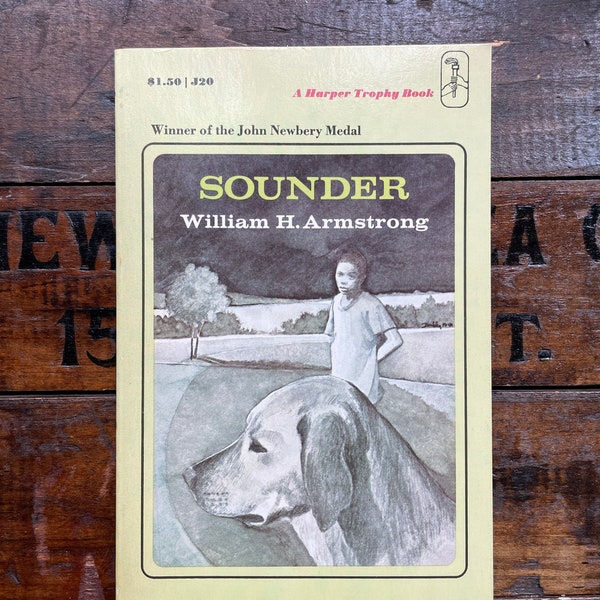 Sounder by William H. Armstrong ~ Harper Trophy Book/Paperback ~ 1972 ~ Vintage Chapter Book ~ Unused