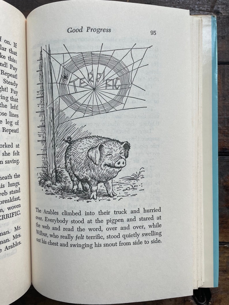 Charlotte's Web by E. B. White HC/DJ ~ Vintage 1952 ~ Harper & Row ...