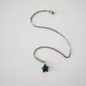 Star Blossom Necklace Emerald - ShopperBoard