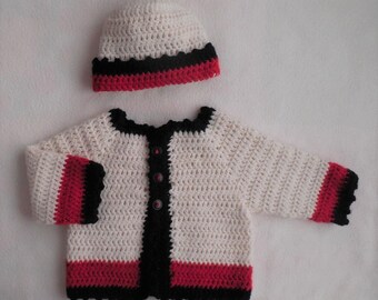 KNITTING PATTERN Baby Sweaters Crossword Baby Sweater Baby