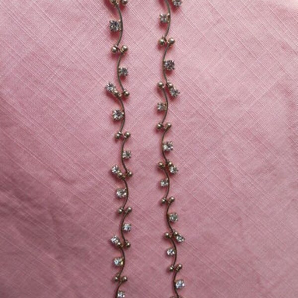Rhinestone necklace vintage 18 inch rhinestone necklace vintage rhinestone