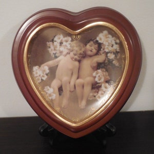 Angel Plate, Bradford Exchange, Enchanting Dreams, Love&#39;s Heavenly Messengers, 5th issue plate and frame, angel collectors plate, angel gift