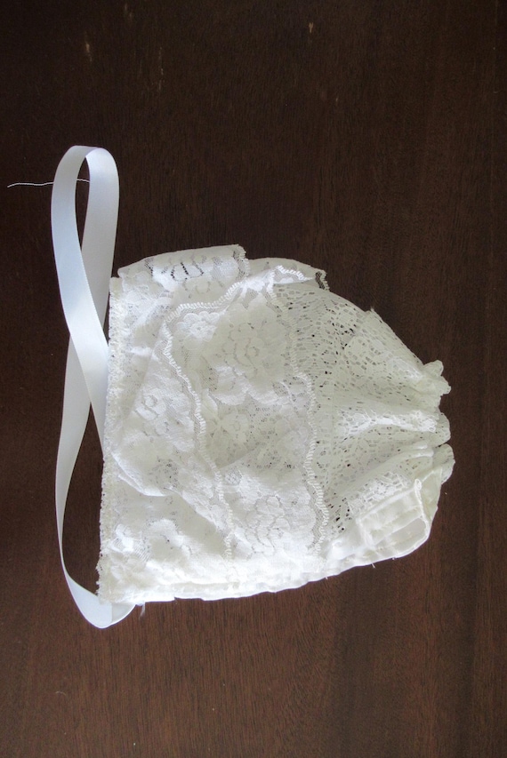 bonnet, baby girl bonnet, baby lace bonnet, baptism bonnet, baby girl white lace bonnet, christening bonnet, baby blessing hats, newborn