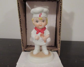 Campbell Soup Kids Chef Boy Figurine Bisque Porcelain 1993 with box