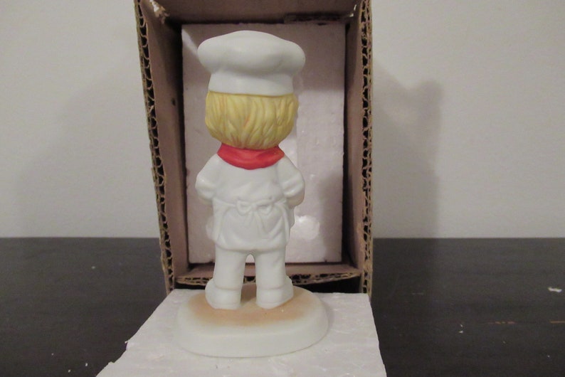 Campbell Soup Kids Chef Boy Figurine Bisque Porcelain 1993 - Etsy