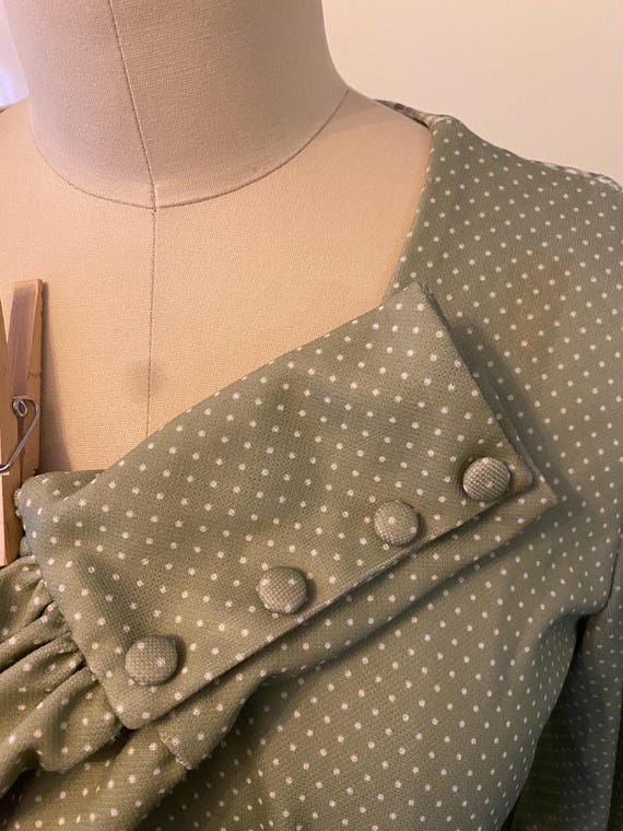 Multi-Pattern 1970s Maxi Dress - image 8