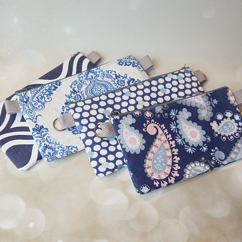 Gift for Women Pencil Pouch Fanny Pack Wristlet wallet Hip Bag Boho small Crossbody Bag Canvas Zipper Pouch Bridesmaid Gifts for Her