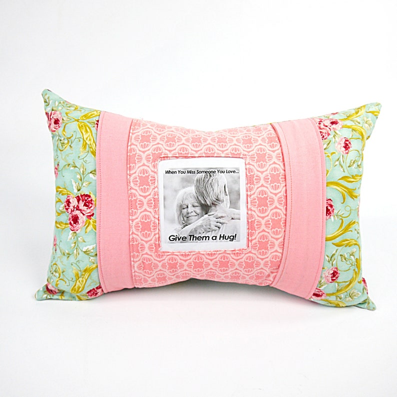 Gift for Her Custom Pillow Pillow with Frame Memorial Pillow Keepsake Pillow Personalized Pillow Custom Order Memory Pillow