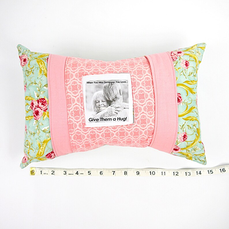 Gift for Her Custom Pillow Pillow with Frame Memorial Pillow Keepsake Pillow Personalized Pillow Custom Order Memory Pillow