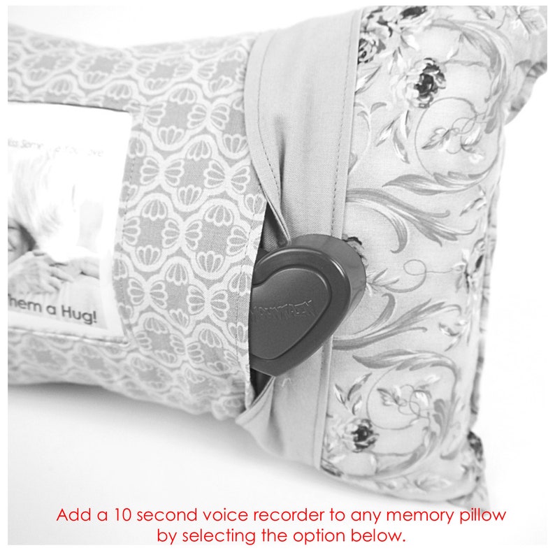 Gift for Her Custom Pillow Pillow with Frame Memorial Pillow Keepsake Pillow Personalized Pillow Custom Order Memory Pillow