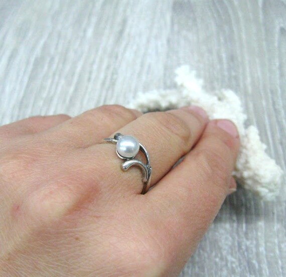 Petite Freshwater pearl rings affordable pearl je… - image 6