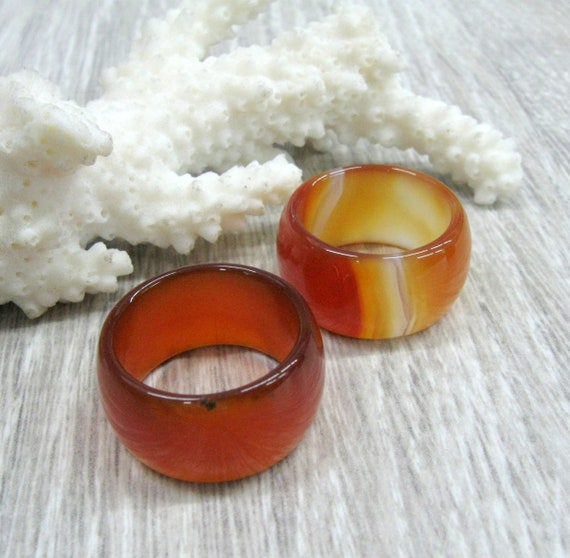 solid gemstone rings