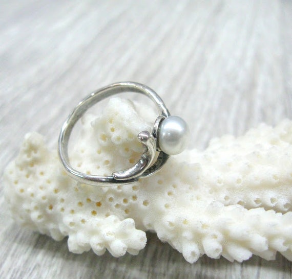 Petite Freshwater pearl rings affordable pearl je… - image 4