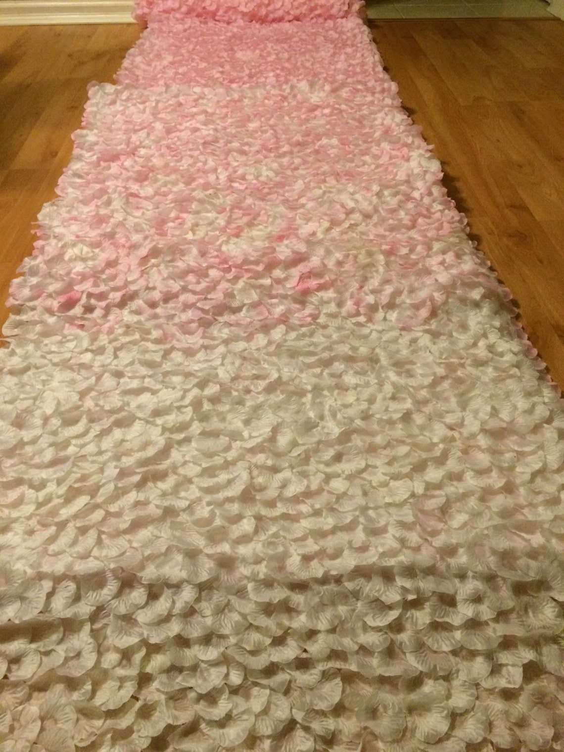 Rose Petal Aisle Runner Etsy