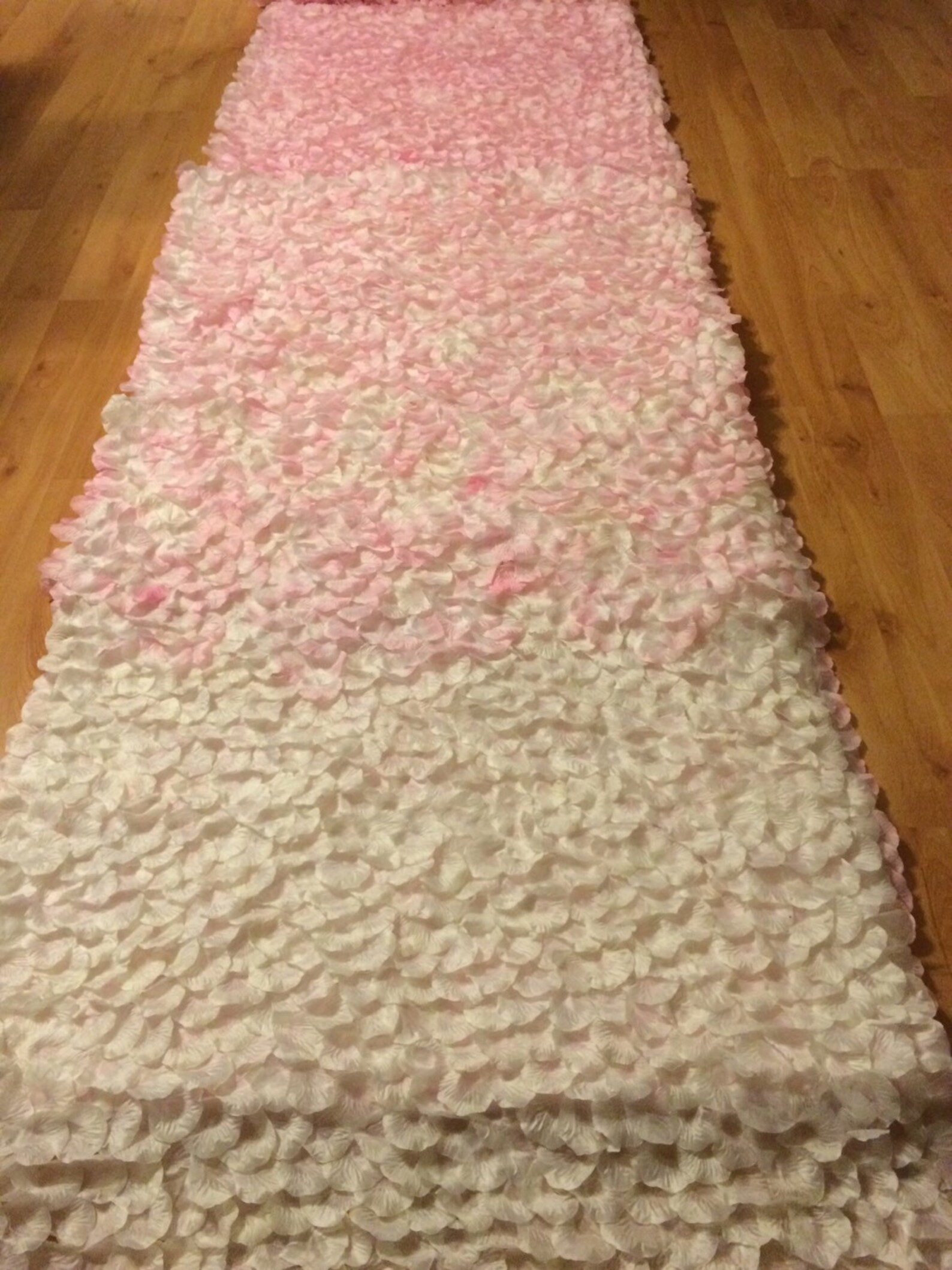 Rose Petal Aisle Runner Etsy