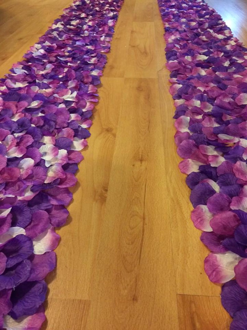 Purple wedding aisle runner border custom Etsy