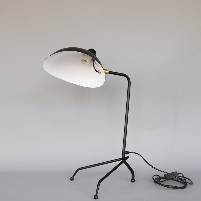 Vintage Reflector Lamp / Tripod shops / Studio Lamp / 1980s/ Table lamp/Side lamp/Desk