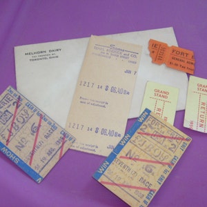 vintage antique receipts ticket stubs racing stubs and more PREPAID TAX STAMPS