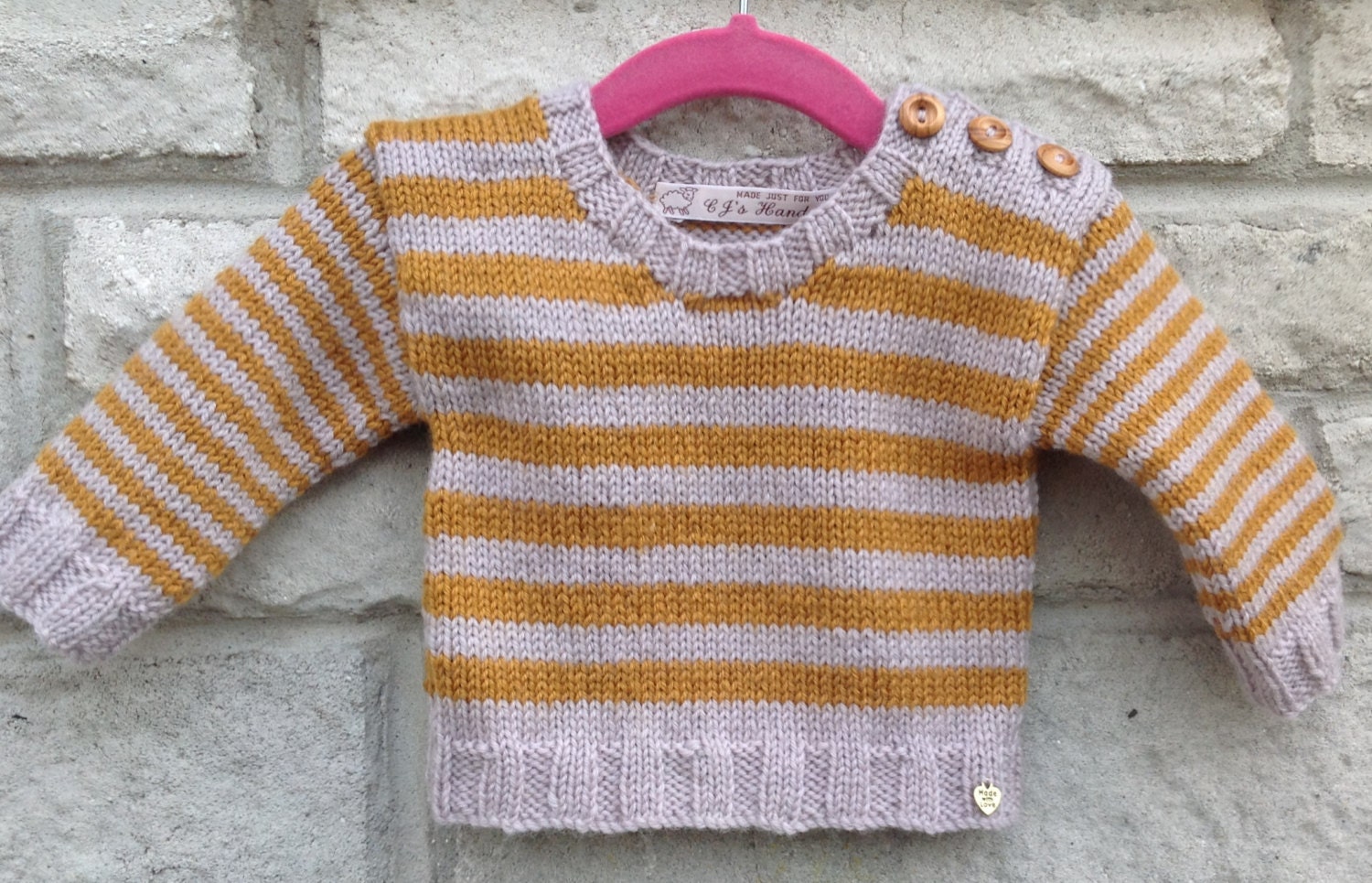 baby mustard jumper