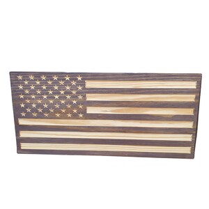 Wood American Flag Wall Art Carved Wood Wall Art Wooden US | Etsy