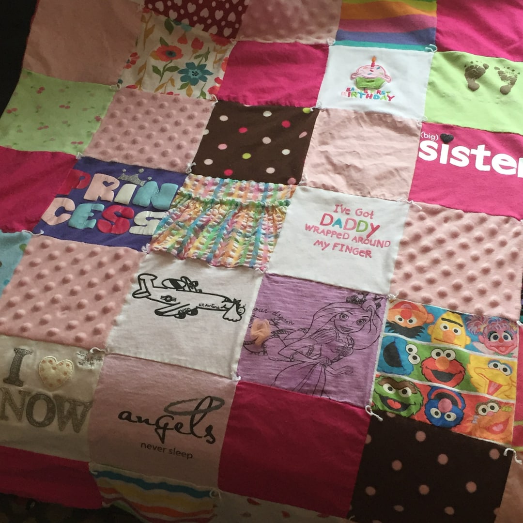Custom Baby-toddler Clothes Blanket - Etsy