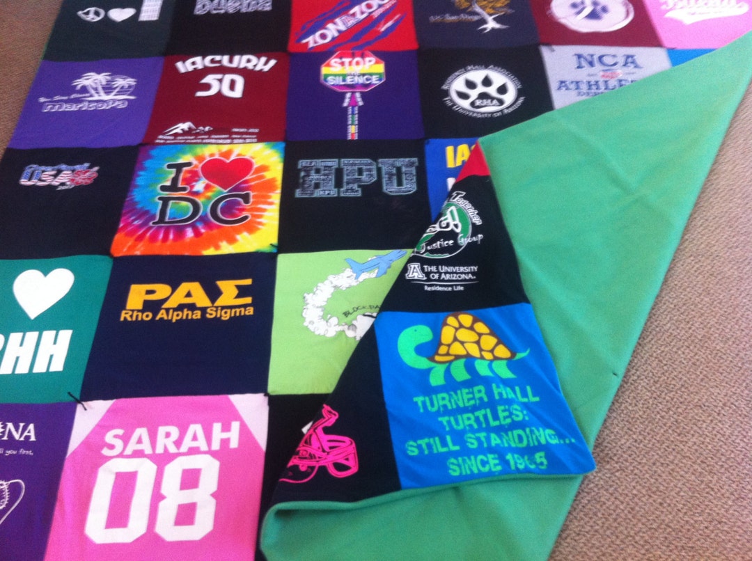 Throw Blanket/ Tshirt Blanket Etsy