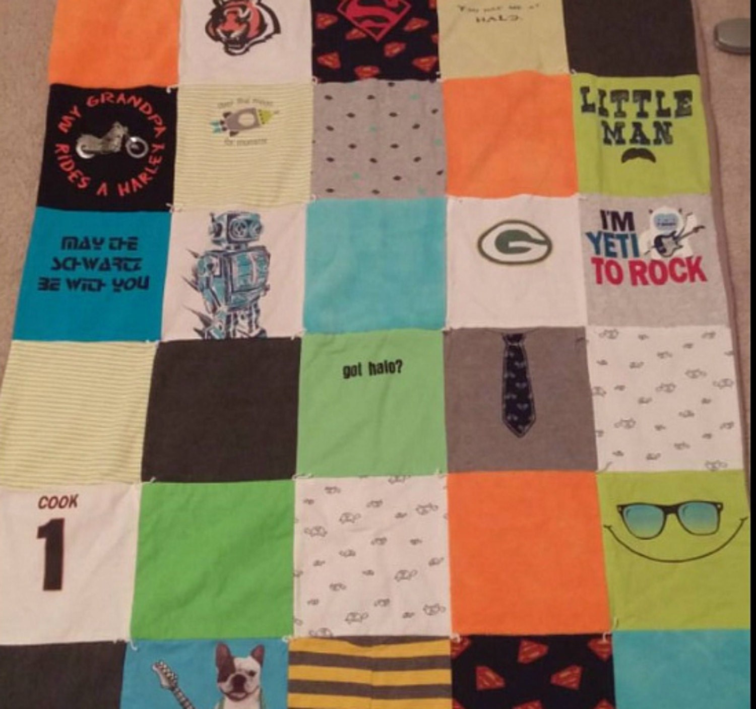 Custom Baby-toddler Clothes Blanket - Etsy