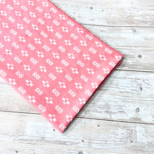 Ikat Cotton Fabric, Lightweight  Fabrics, Pink Peach Fabric, 44 Inches Wide, Sold by Half  Yard
