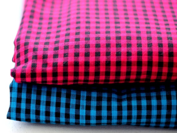 black and pink checkered