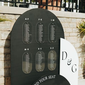 Seating Chart DIY Kit Seating Chart Printed Names Wedding Seating Chart Wedding escort cards Frankadelphia image 2