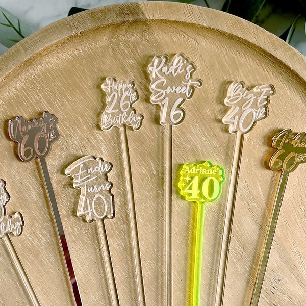 30th Birthday Drink Names Etsy