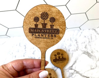 LARGE Custom Plant Marker | Plant State | Garden label Wooden Garden Marker | Cheeky Gift | Plant Lady | Herb Stake | weather proof