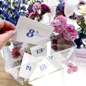Wedding Time Capsule Custom Card and Envelope | Personalized Time Capsule Keepsake | TikTok | Frankadelphia | Wedding Table Decor