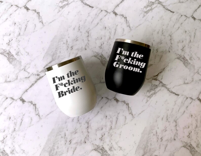 Maid of Honor and Best Man Cup Wedding Gift Personalized