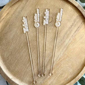 Custom Logo Drink Stirrers | Personalized Wedding Decor | Corporate Brand Logo | wholesale drink mixer | Bulk stir stick | swizzle stick image 17