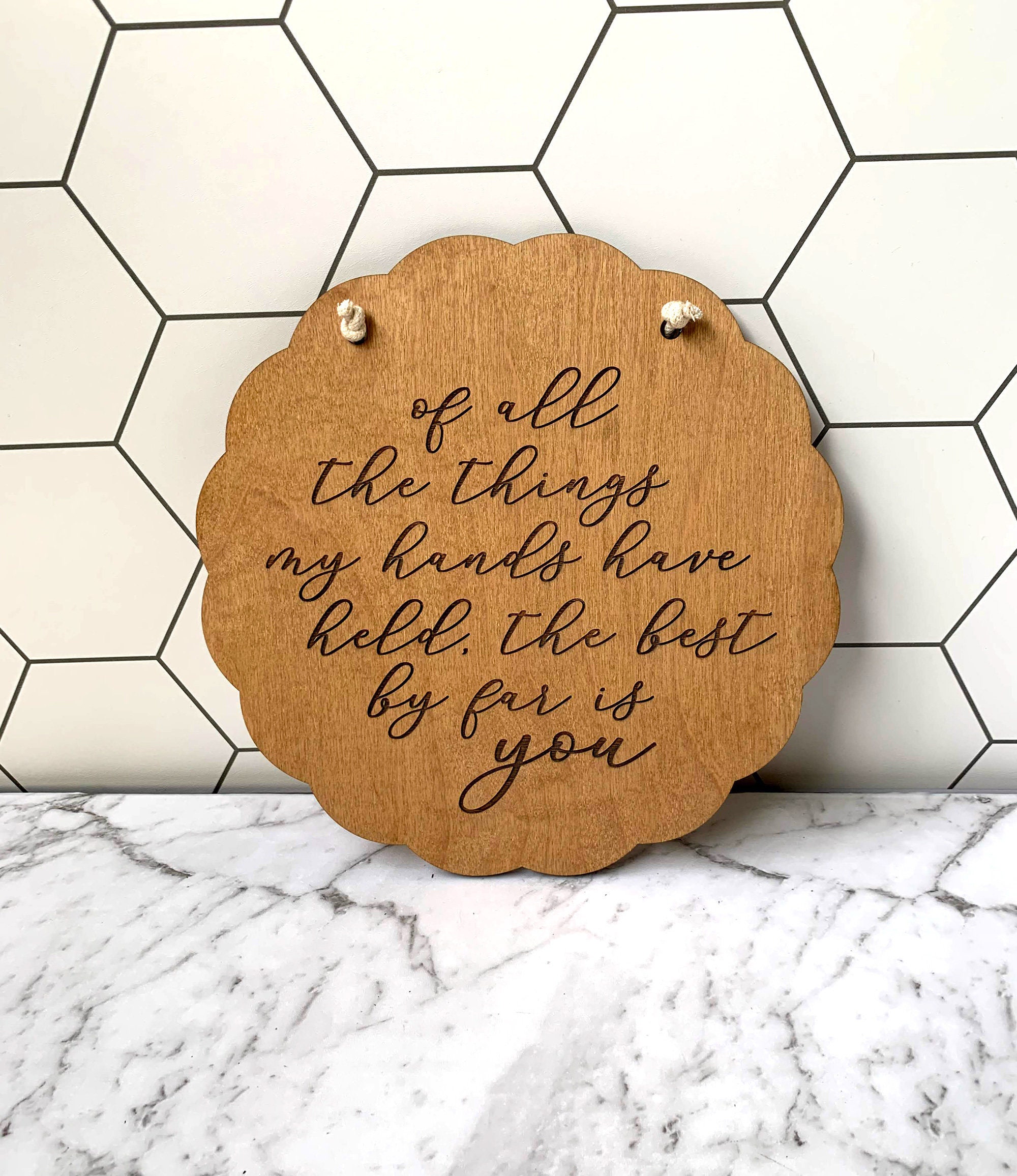 Custom Lyrics Quote Sign / Cecilia and the Satellite / Andrew McMahon / Of All The Things  / Laser Cut / Sign/ Wall Art / Custom