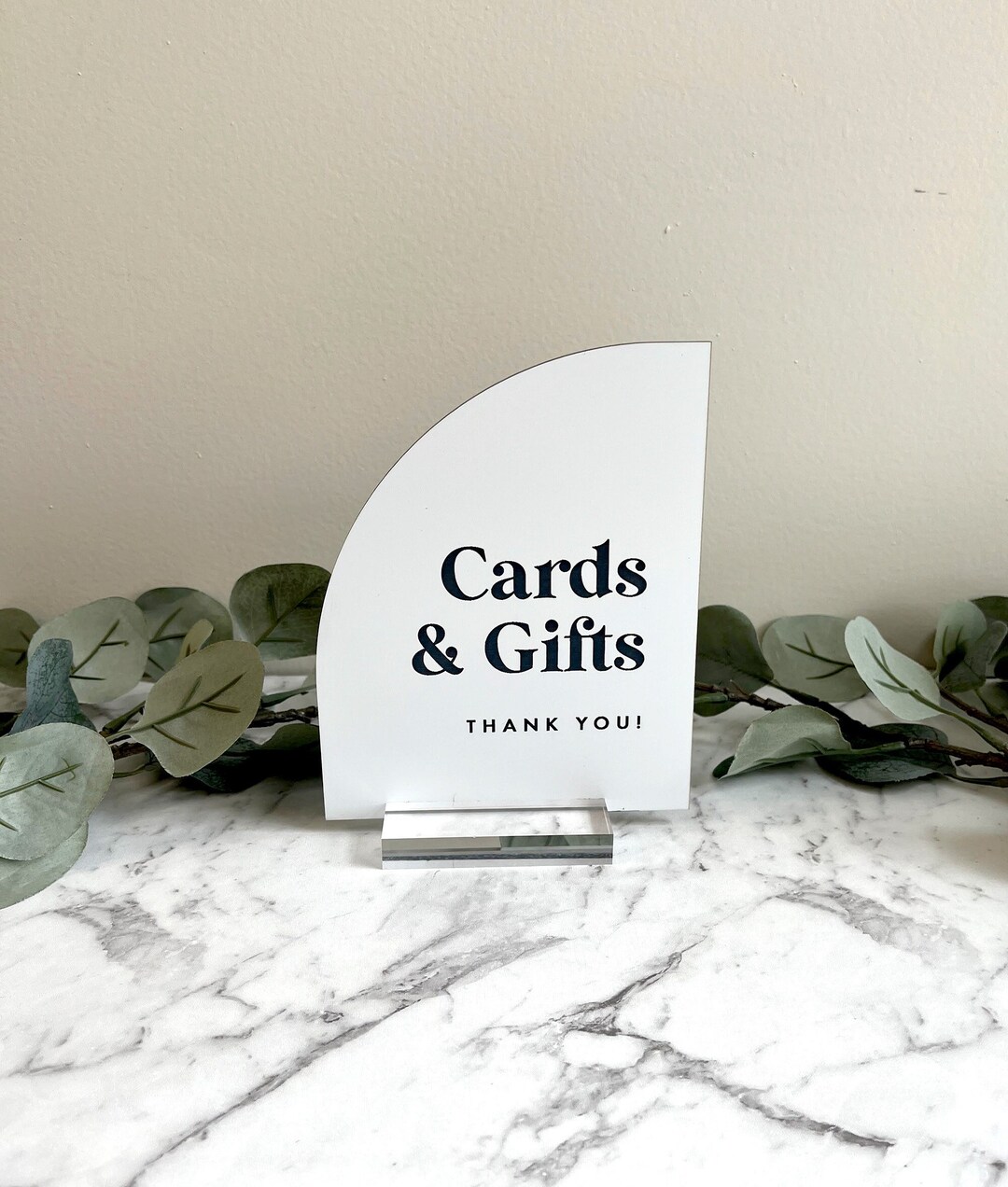 Custom Cards & Gifts Sign / Wedding Decor / Personalized Etsy