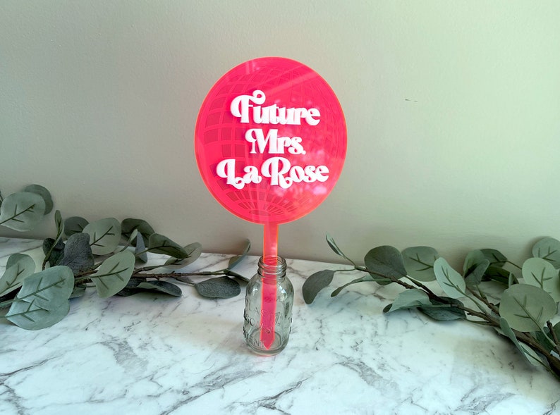 Photo Booth Topper Custom Disco Cake Topper | Photobooth Prop | Wedding Cake Topper ...