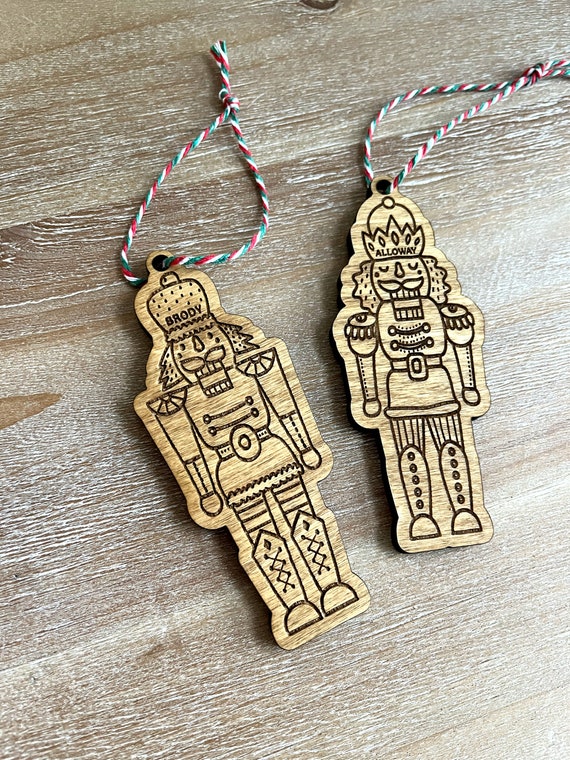 Custom Name Nutcracker Ornament / New Home / Personalized Ornament / Custom  Christmas Ornament - Etsy