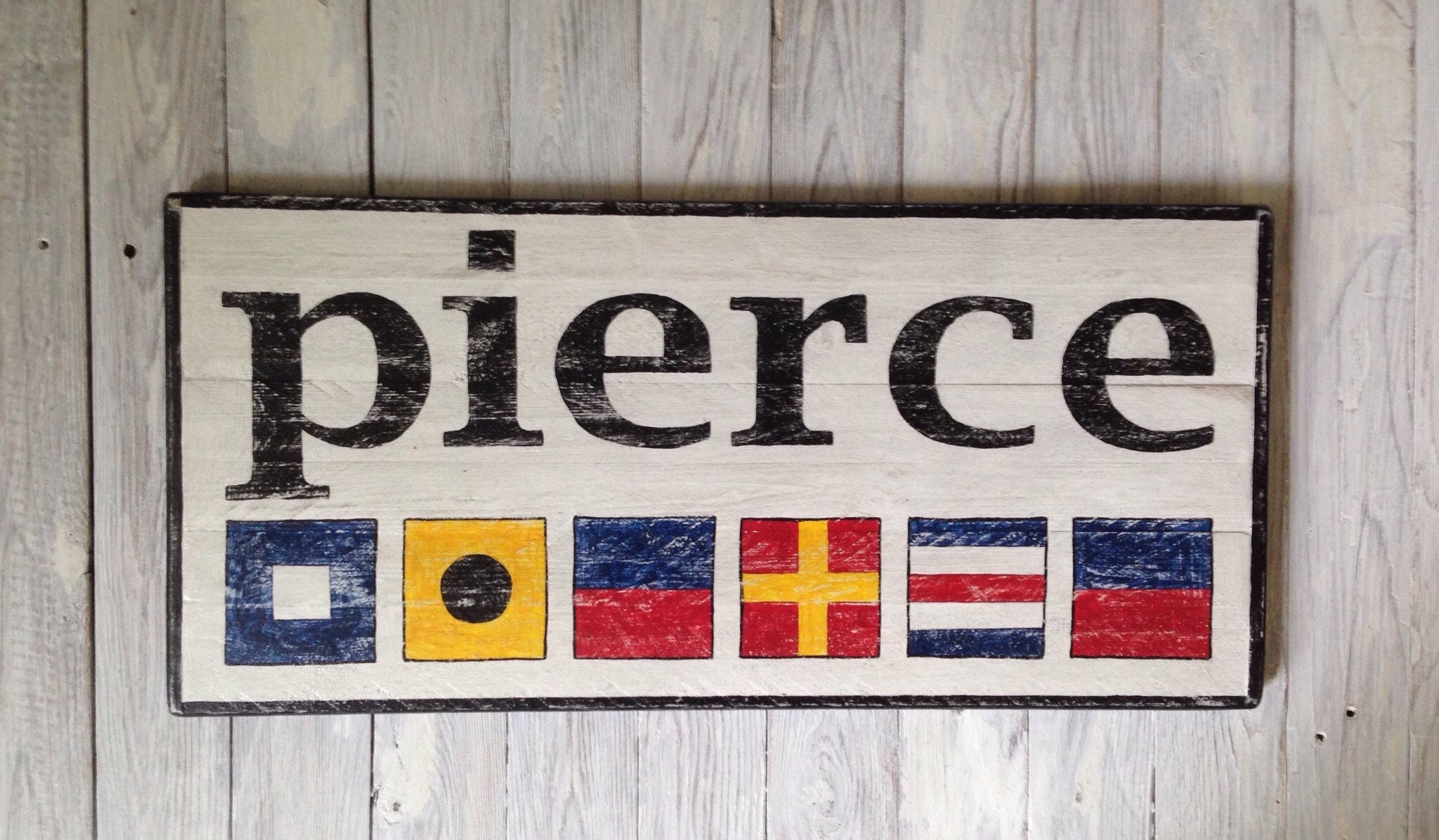 Custom Nautical Flag Name Wooden Sign Personalized Nautical Etsy Custom Nautical Flag Name Wooden Sign Personalized Nautical Etsy