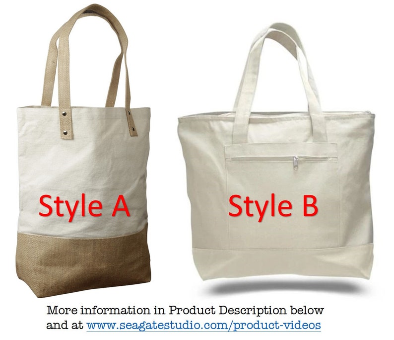 Red Lobster Tote Bag Jute and Canvas tote bag 2 styles