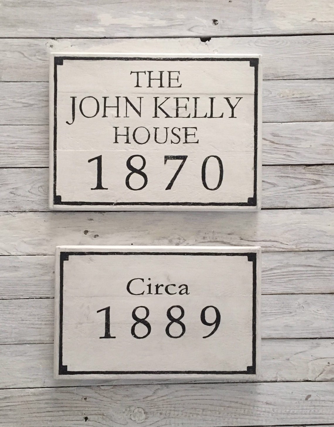 Custom Historic House Plaque Circa Plaque Wooden Sign Etsy