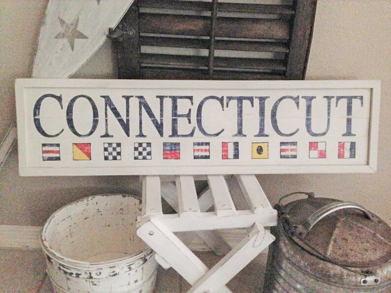 Custom Nautical Flag Sign Nautical Flag Wooden Sign Etsy