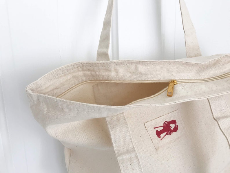 Red Lobster Tote Bag Jute and Canvas tote bag 2 styles