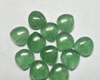 Natural Green Strawberry Quartz Heart Shape Gemstone Healing Crystal Reiki Stone Meditation Stone