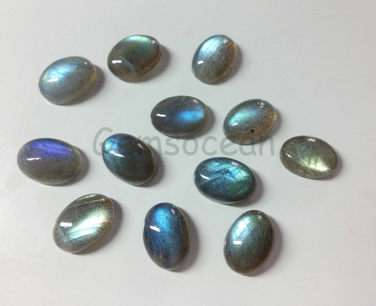 Lot of Stunning 10 Pieces Labradorite Cabochon 9 x11 mm Oval | Etsy