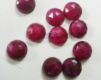 AAA Quality 10 Pieces Ruby 10x14 mm Oval Rose Cut Loose Gemstone AAA Quality 10 Pieces Ruby 10x14 mm Oval Rose Cut Loose Gemstone