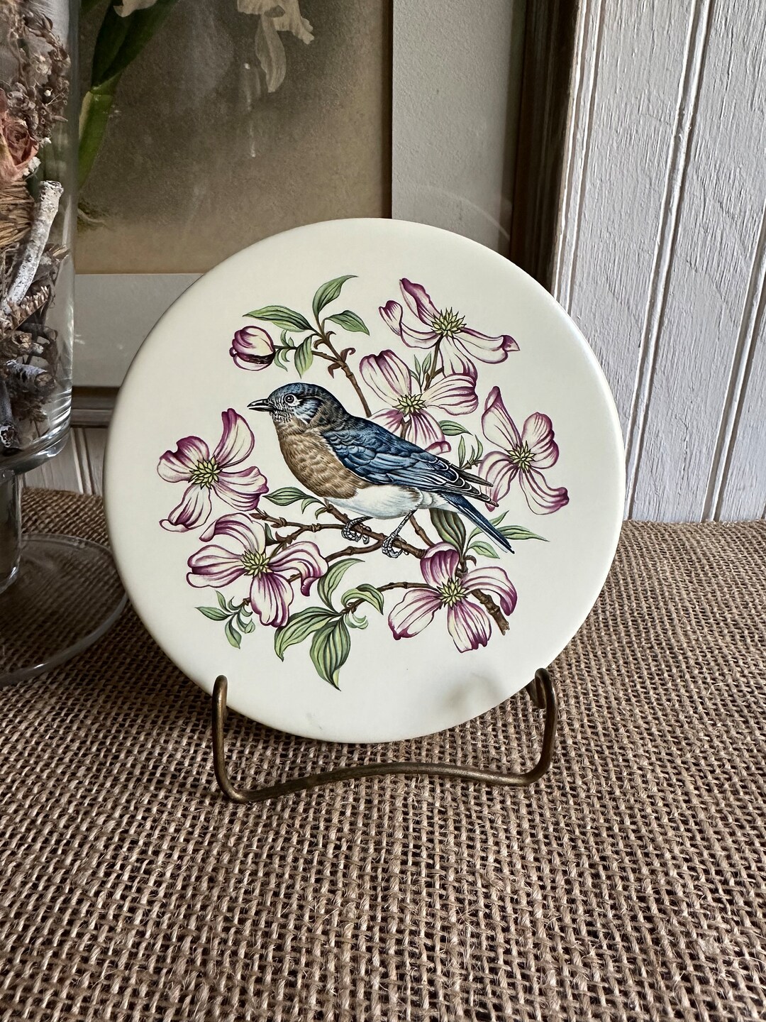 Vintage Porcelain Trivet/bird Teapot Trivet/hyalyn 507 USA - Etsy