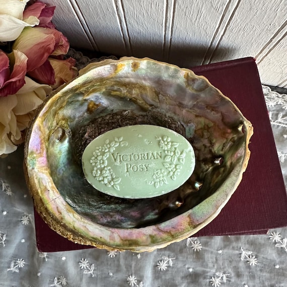 Abalone Shell/Shell Soap Dish/Trinket/Smudging Bo… - image 4